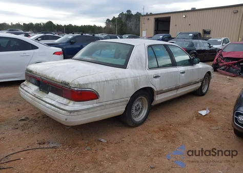 1997 Mercury Grand Marquis Gs из США, поврежденный, VIN 2MELM74W6VX732178